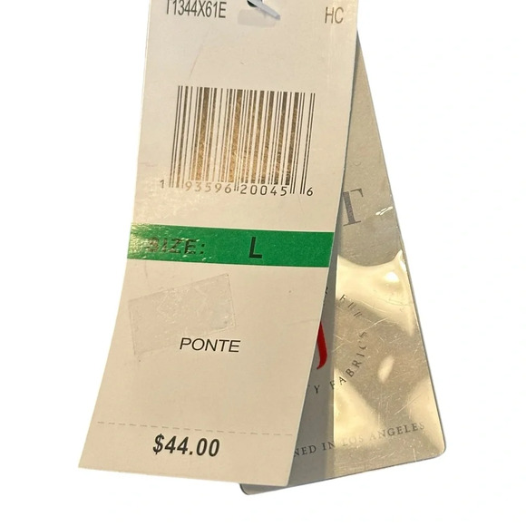 JOLT Ponte Knit Dark Heathered Super Stretchy Accented Waist Grey Leggin… - Picture 5 of 5